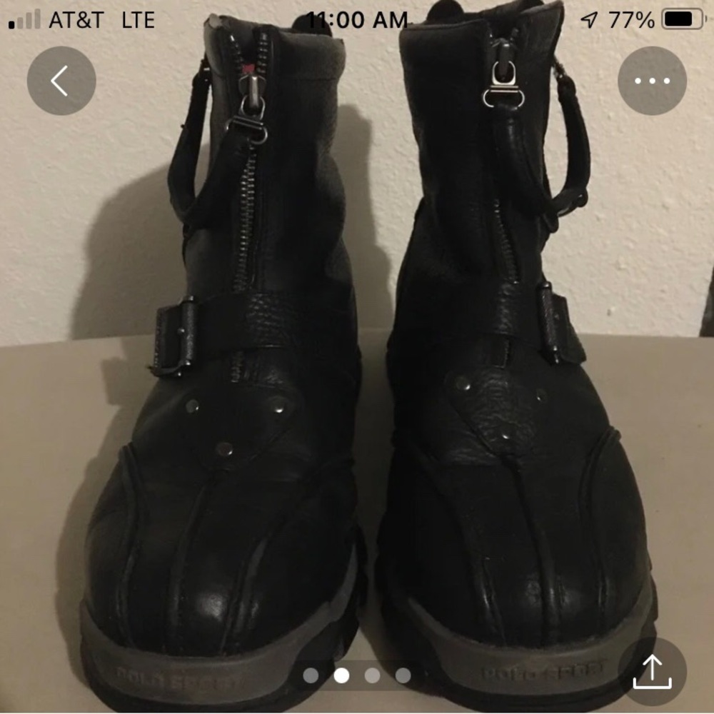 Men’s Polo Sport lug loc boots.